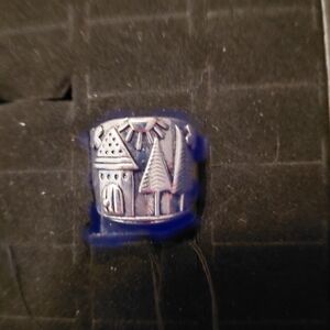 Awesome New Retired Sundance MOUNTAINVILLAGE" Stainless Steel Ring SIZE 9